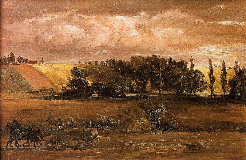 Adolph von Menzel Storm on Tempelhof Mountain